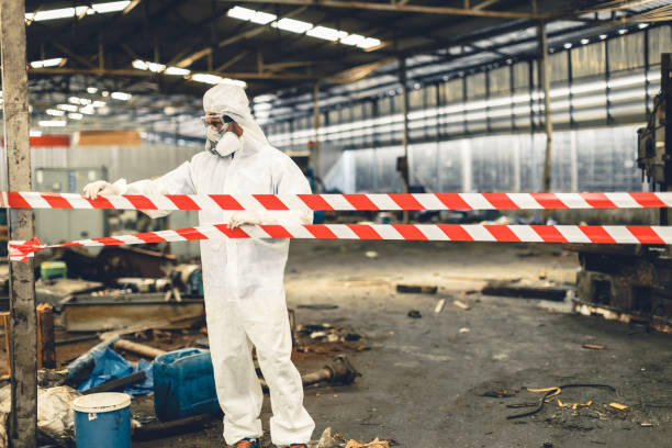 Professional Biohazard technician working in Hebron, OH